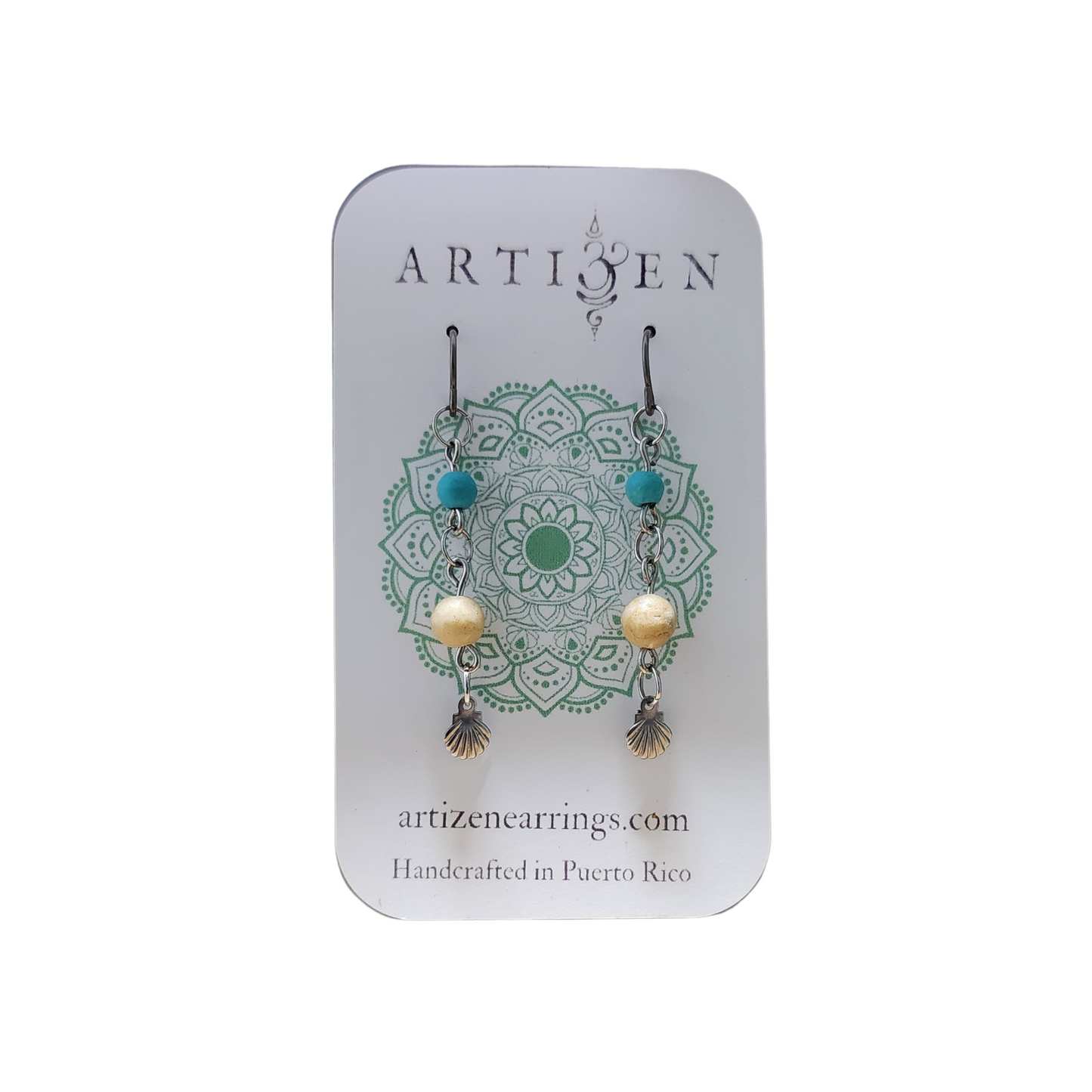 Coastal Shell Charm Dangle Earrings | Summer, Beachy Jewelry