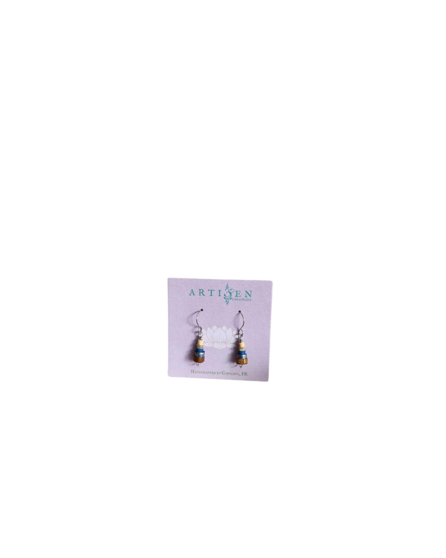 'Ocean Surf', Leveled Stack Earrings