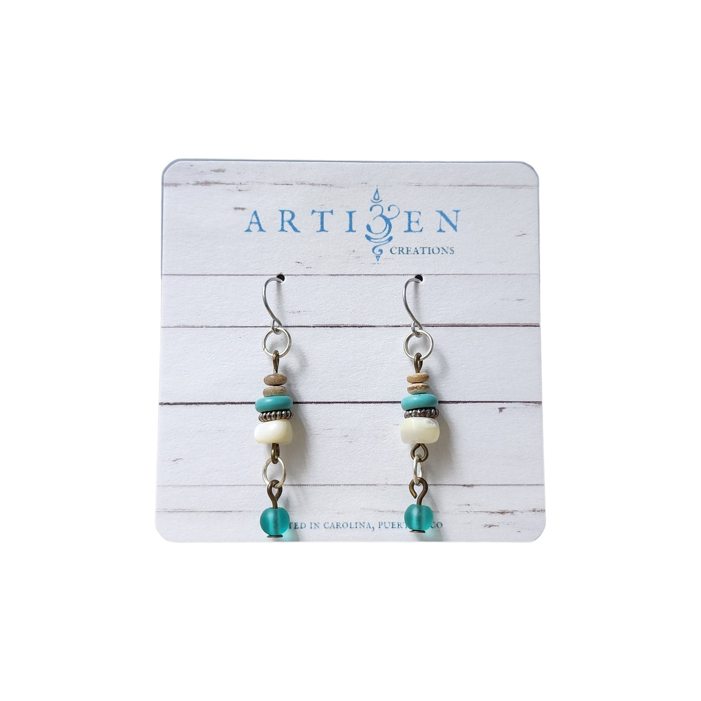 Beachcomber's Mix Earrings | Beach Themed Boho Jewelry