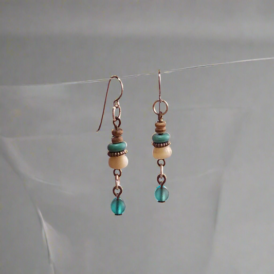 Beachcomber's Mix Earrings | Beach Themed Boho Jewelry