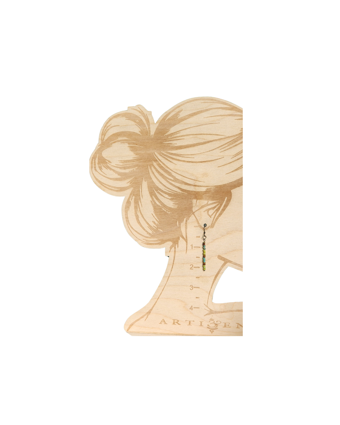 'Bonita' Earrings, with Picasso Glass Beads and Niobium Hooks