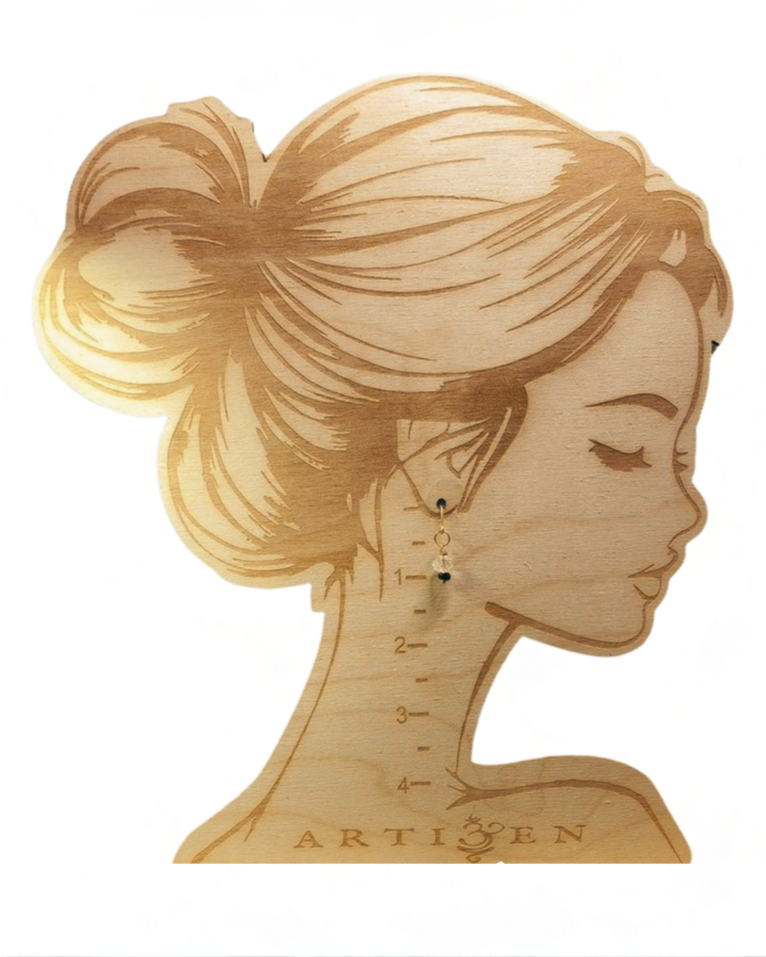 Golden Tuxedo Earrings