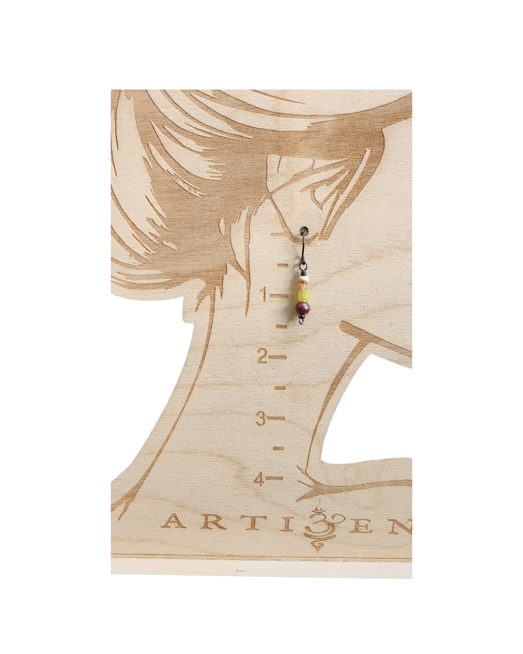 'Bosque Tropical', Whimsical Earthy Earrings