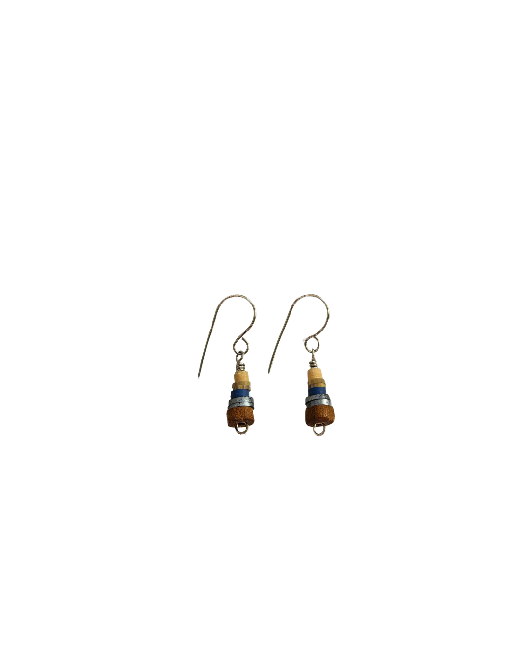 'Ocean Surf', Leveled Stack Earrings