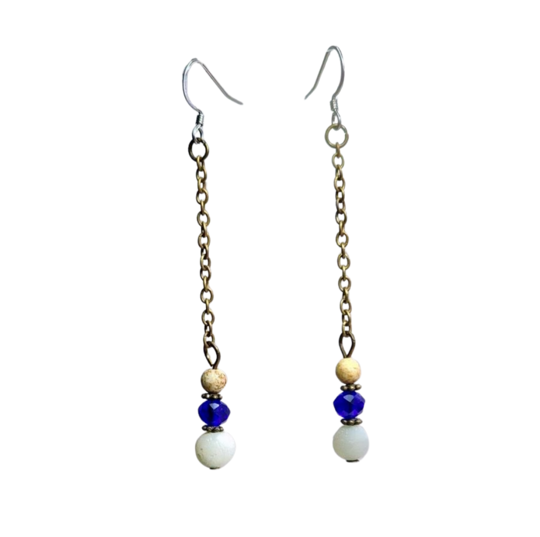 'Noche Bohemia' Earrings, Vintage-Bohemian Inspired Jewelry