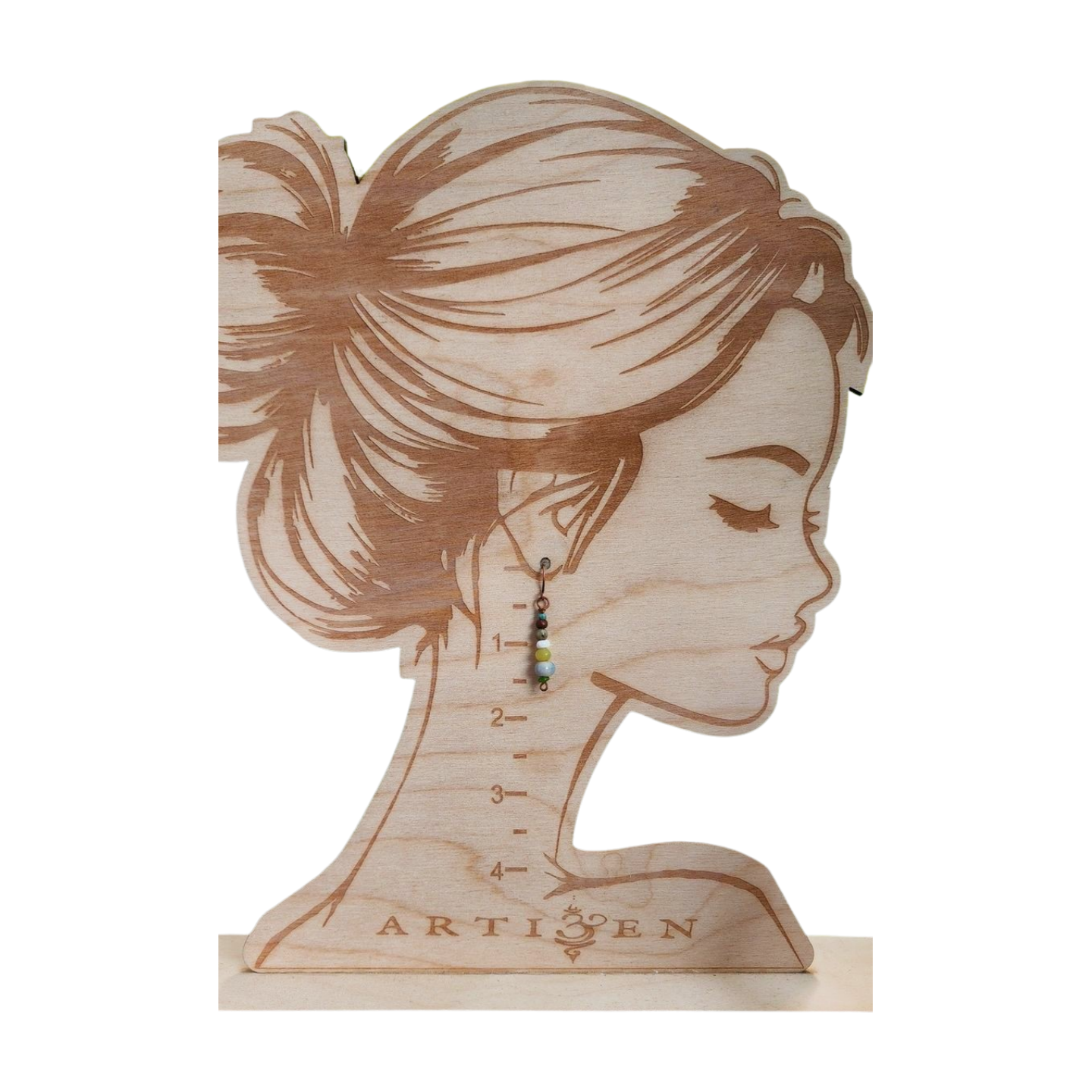 Zensation Earrings | Leveled Beads and Copper Artisan, Earthy Jewelry