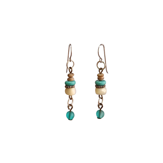 Beachcomber's Mix Earrings | Beach Themed Boho Jewelry